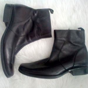 Rockport Toloni Leather Ankle Boots Black 10